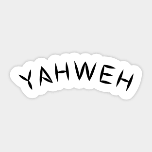 YAHWEH Sticker